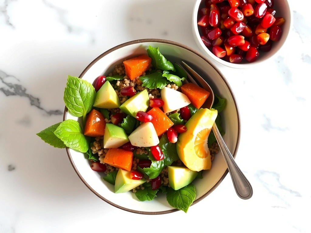 Zdrowa miska jedzenia